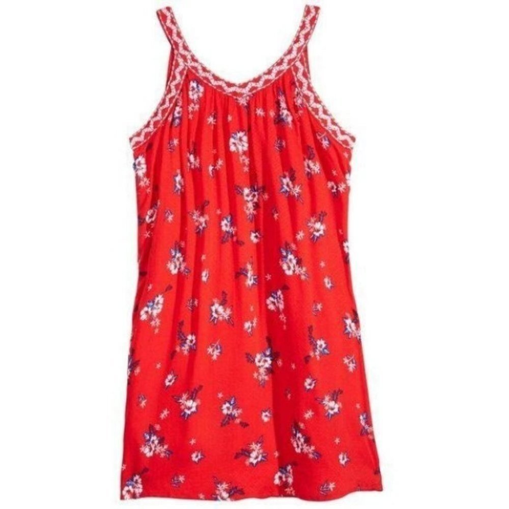 Epic Threads Floral-Print Keyhole Strap Dress XL